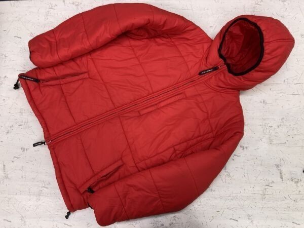 ライトオン Right-on パーテックス PERTEX ストリート アウトドア スポーツ タウンユース 中綿ジャケット メンズ ナイロン100% M 赤拍卖