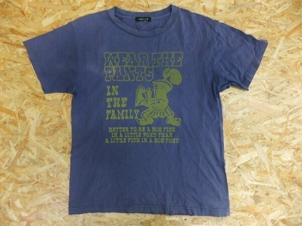 JUNCLUB ジュンクラブ メンズ アメカジ ヴィンテージライクプリント Tシャツ 紫拍卖