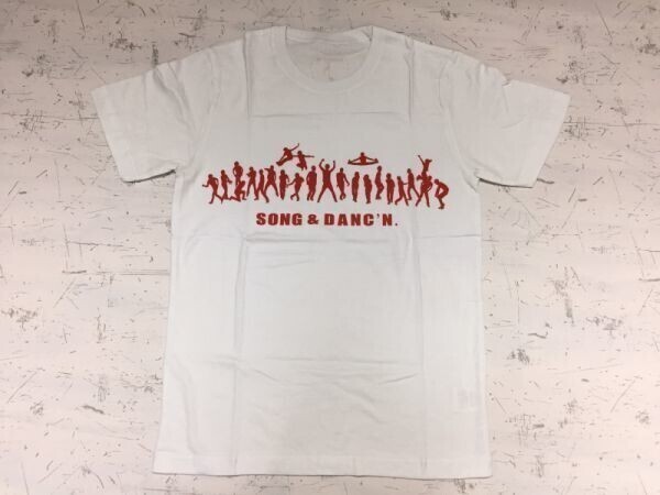 ジャニーズ Johnny's アイドル ミュージカル プレゾン PLAYZONE '11 SONG&DANC'N. 半袖Tシャツ 男女兼用 コットン100% 白拍卖