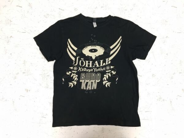 吉井和哉 YOSHII JO-HALL 2009 YOSHII BUDOKAN 2008 ライブ 半袖Tシャツ レディース コットン100% S 黒 THE YELLOW MONKEY拍卖