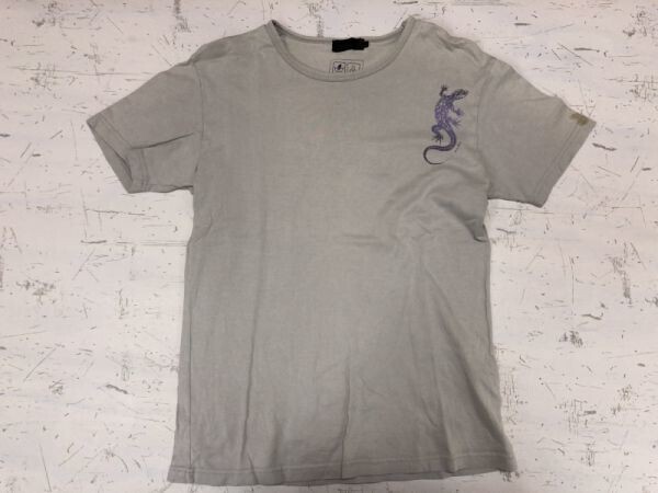 コムサデモード COMME CA DU MODE ゲッコープリント モード サイバー 半袖Tシャツ カットソー レディース 日本製 1 グレー拍卖