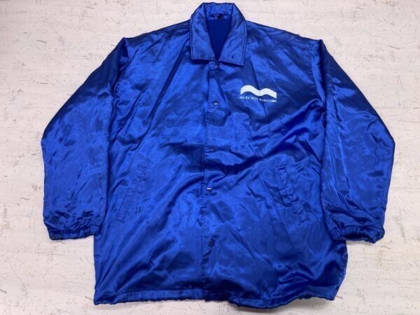 三浦国際市民マラソン MIURA INTERNATIONAL MARATHON ホノルルマラソン姉妹 ローカル コーチジャケット メンズ バックプリント有 L 青拍卖