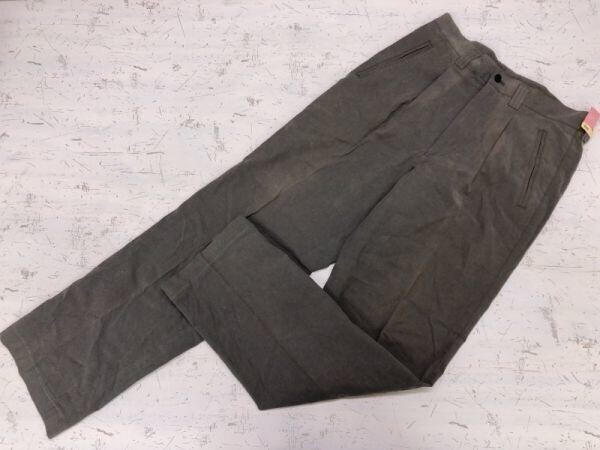 VUMPS ヴァンプス オールド レトロ 古着 ストレート 起毛 スラックスパンツ ボトムス メンズ リヨセル50% 46 グレー系拍卖