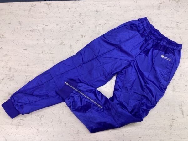 アシックス asics 国産レトロ オールド スポーツウェア 裾ジップ シャカシャカ トラック パンツ ボトムス メンズ ナイロン100% 160 紫拍卖