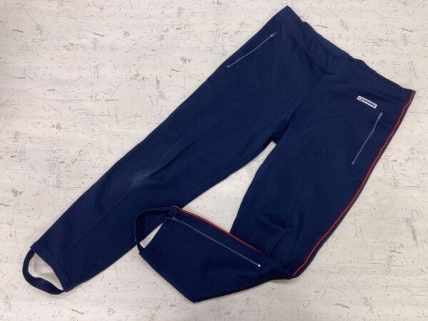 コンバース converse オールド スポーツ レトロ 芋ジャージ 芋ジャー 足掛け トレンカ トラックパンツ メンズ ポリエステル100% S 紺拍卖