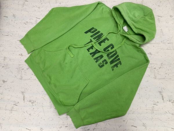 OURAY SPORTS WEAR アメカジ Pine Cove Texas テキサス スーベニア プルオーバー スウェット パーカー メンズ 黄緑拍卖