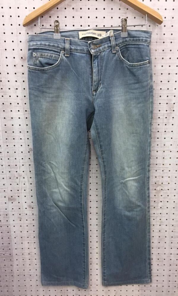 犬好きに◎ GAP ギャップ レディース 愛犬家 ワンちゃん ヒップポケット犬ペイント ストレート ローライズ デニム ジーンズ パンツ 6号拍卖