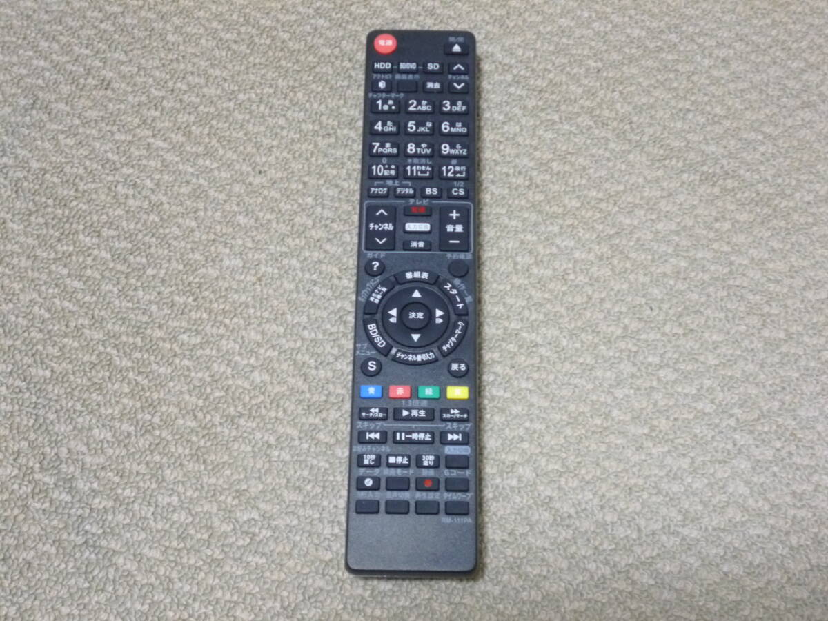 パナソニック BDレコーダー用 代替リモコン RM-111PA拍卖