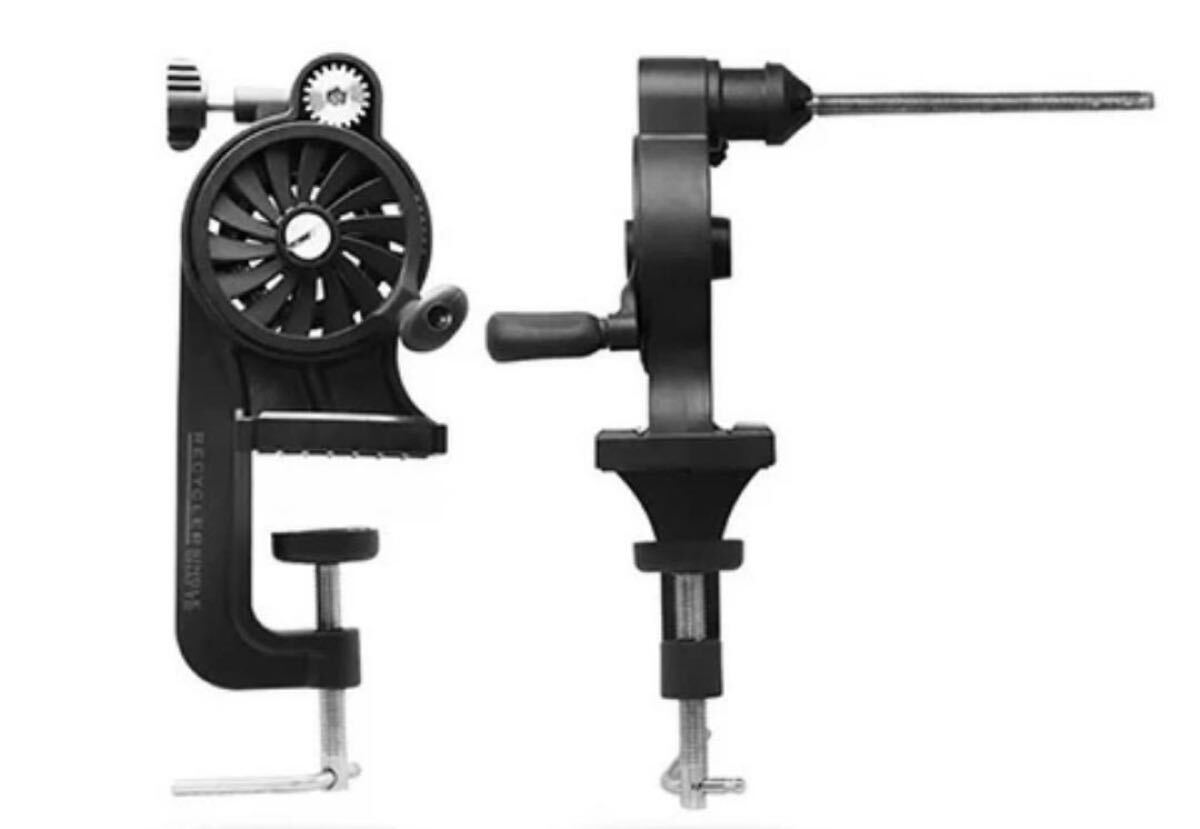 汎用品 糸巻き機 ライン巻き替え 糸巻き機  釣り リール 糸 ロングシャフ 高速リサイクラー 釣り リール 糸 ロングシャフ PEライン拍卖