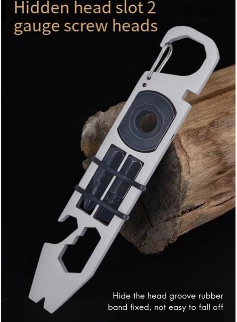 ピース一体型多機能ラチェットバール複合ツール ツールレンチドライバー ステンレス マルチドライバー 携帯便利 アウトドア拍卖