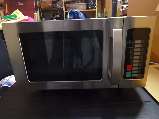 美品 2022年製 山善 GRA-F2301 電子レンジ 単機能 23L フラットテーブル YAMAZEN 業務用拍卖
