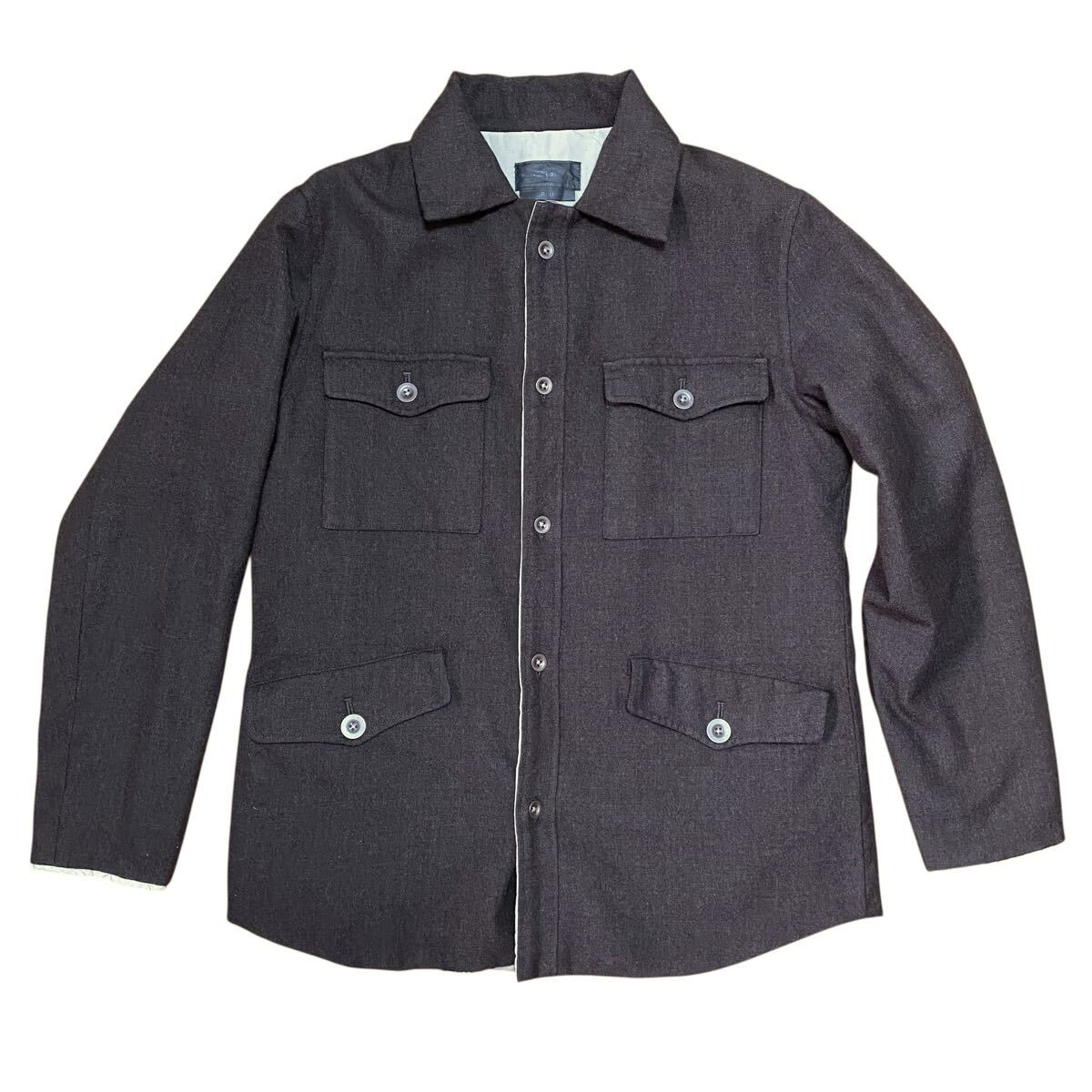 【NEXUSⅦ NEXUS7 ネクサス7 MERCURY 2006AW ウール ミリタリー ジャケット ブルゾン アウター 中綿 サイズ46程度 日本製 アーミー】拍卖