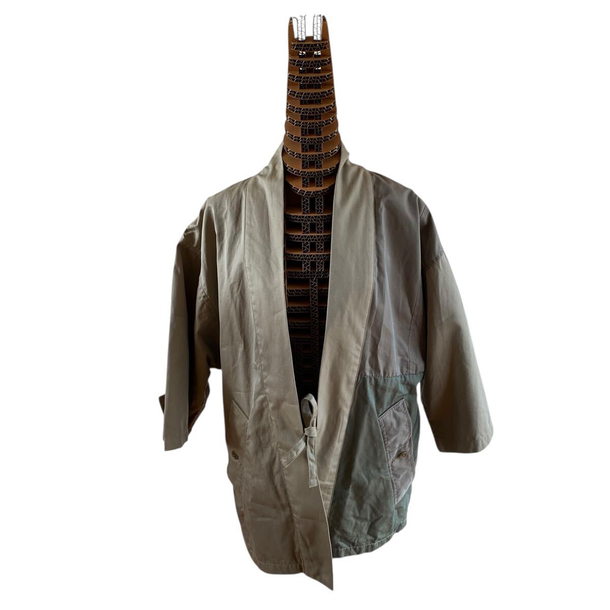 【NEXUSⅦ × poggy × Burberry Mad Maxx リメイク 羽織り ジャケット コート メンズ44 NEXUS7 ネクサス7 一点物 one off vintage】拍卖