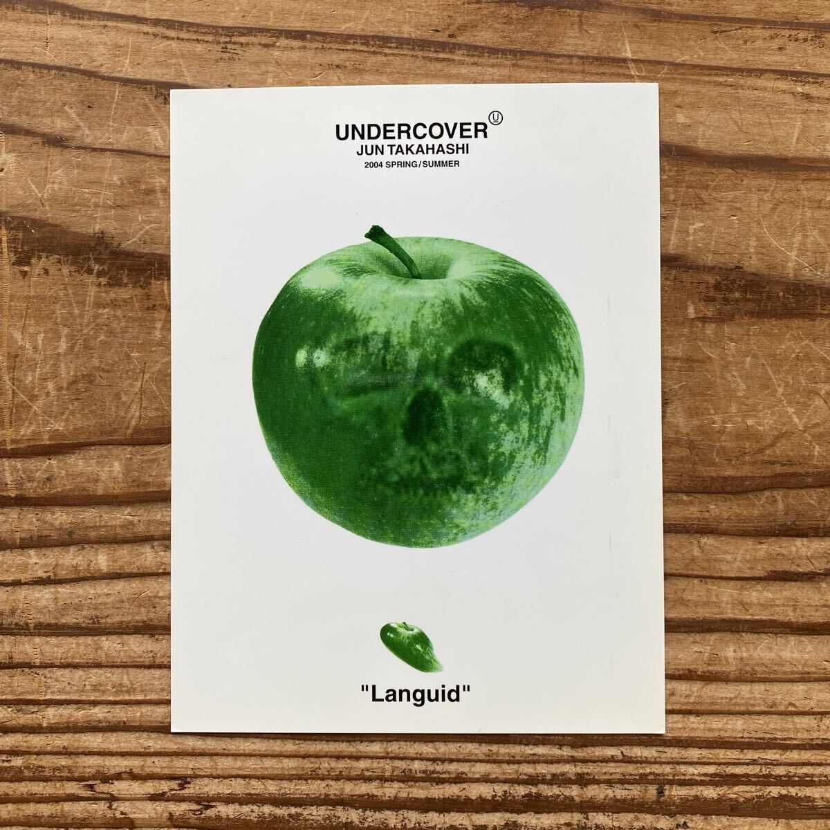 【アンダーカバー UNDERCOVERISM 2004SS Languid期 DM ポストカード フライヤー 歪み ラングイッド期 JUN TAKAHASHI 限定品】拍卖