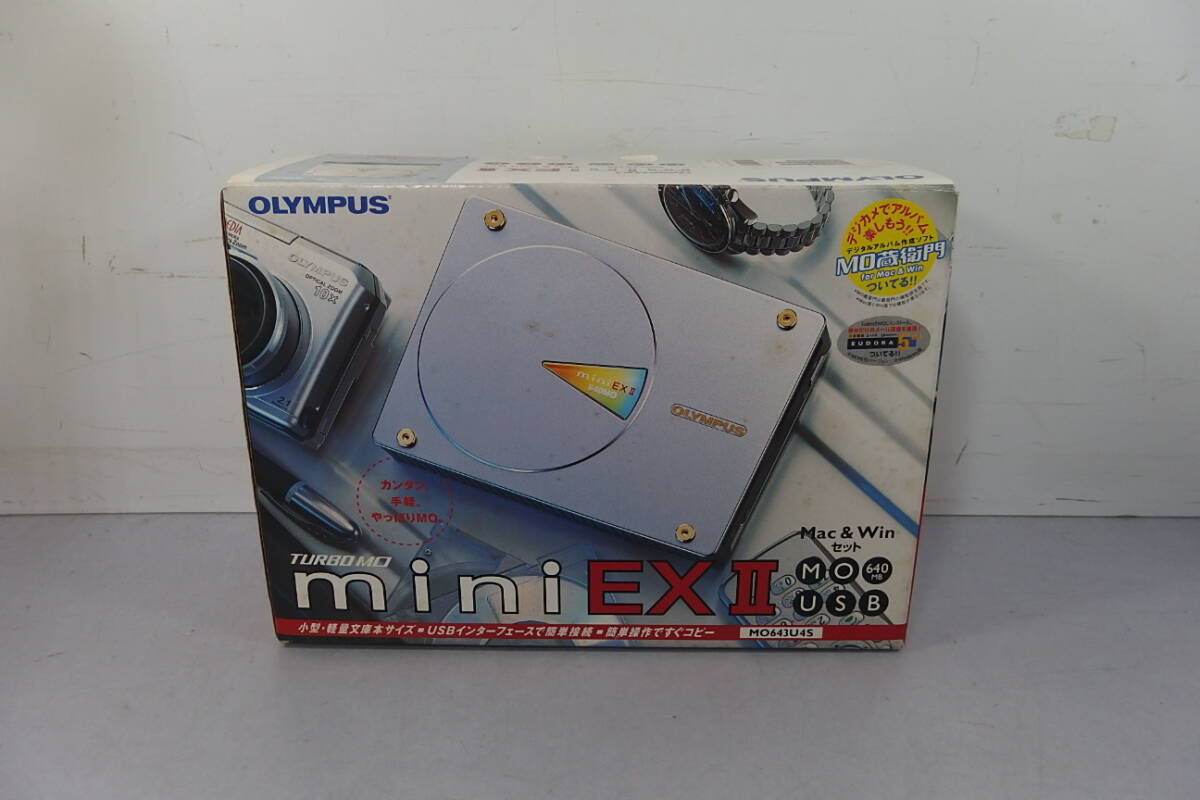 ◆未使用 OLYMPUS(オリンパス) 高速 ハイスピード コンパクトMOドライブ TURBO MO mini EXⅡ MO643U4S(MO640USB) ターボMOミニEX2拍卖