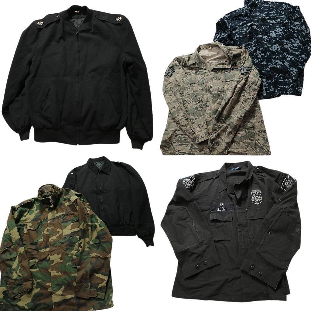 古着卸 まとめ売り 米軍民間 ジャケットMIXミリタリー 6枚セット拍卖
