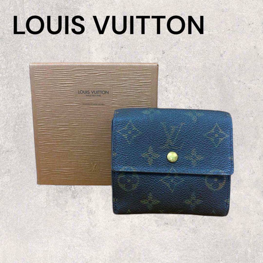 LOUIS VUITTON ルイヴィトン 二つ折り財布 モノグラム 箱付き拍卖