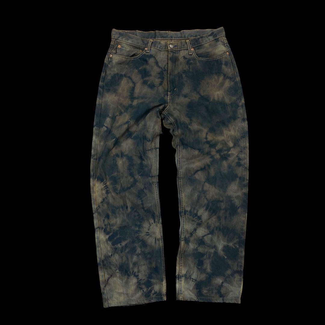 Levi’s リーバイス 550 デニムパンツ タイダイ リメイク W38拍卖