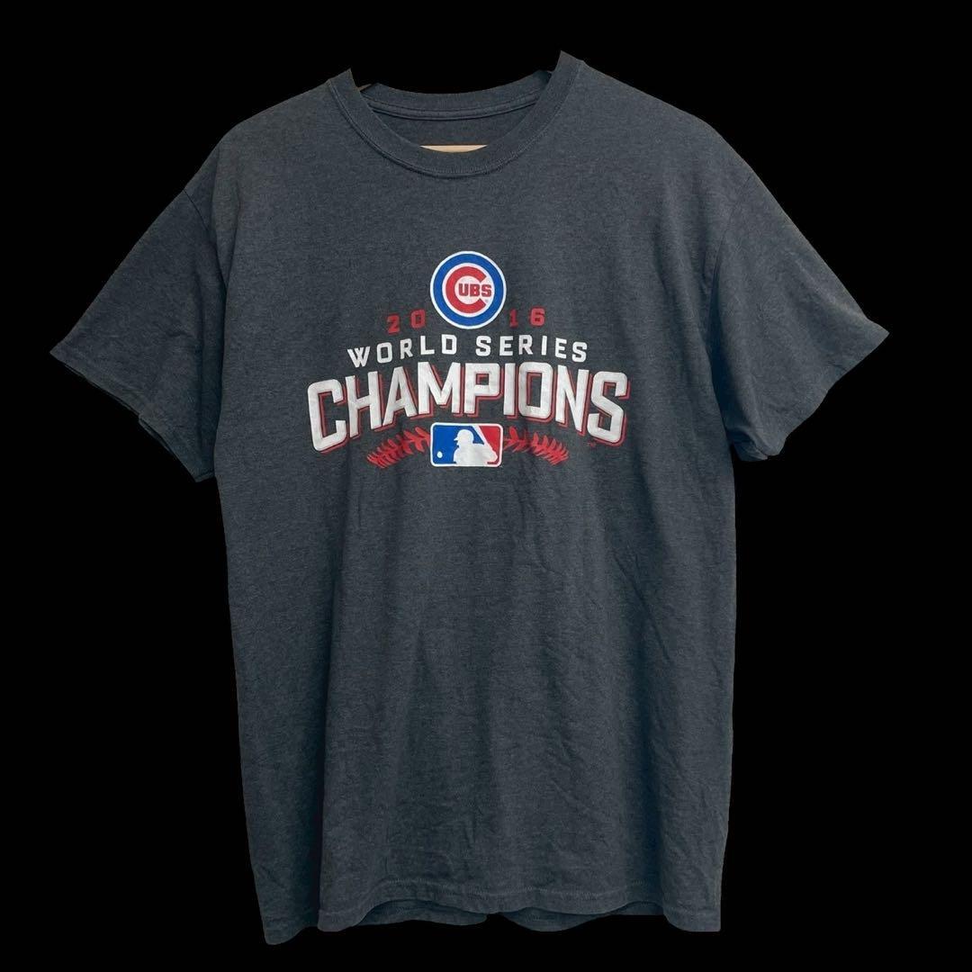 US古着 半袖Tシャツ グレー シカゴカブス L拍卖