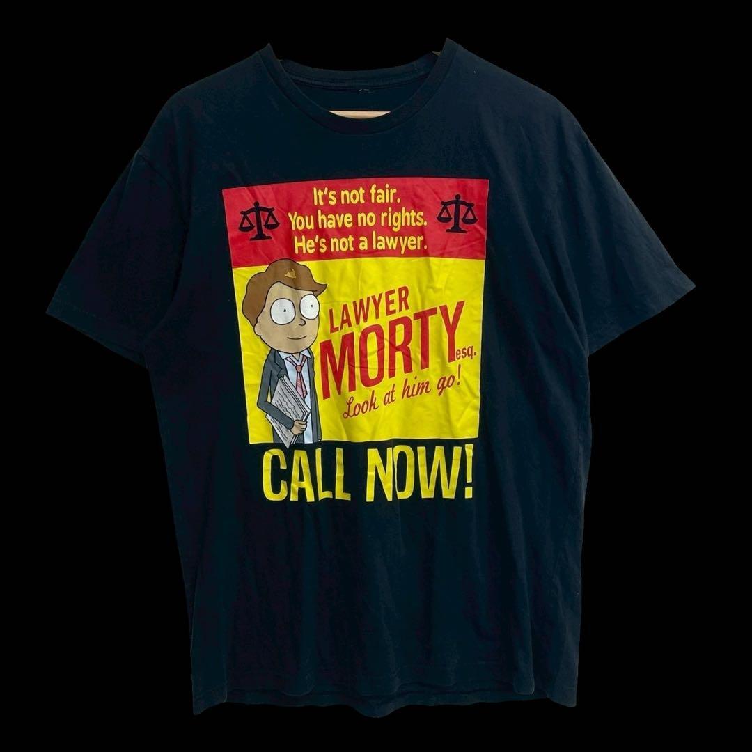 こ*て様 US古着 半袖Tシャツ リック&モーティ ブラック L拍卖