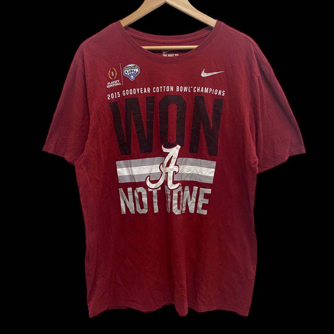 US古着 NIKE ナイキ 半袖Tシャツ レッド XL NFL拍卖