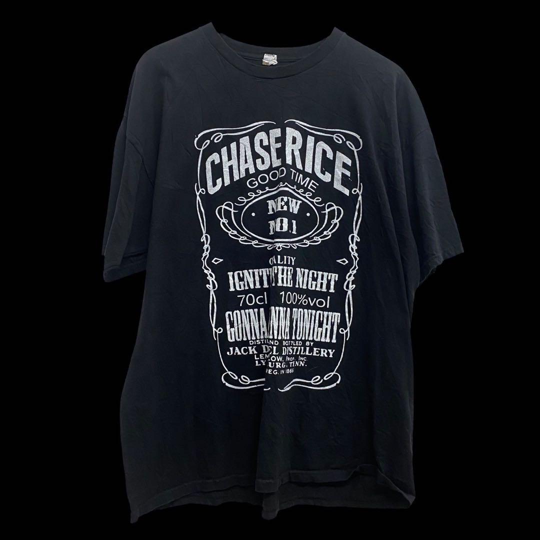 US古着 CHASE RICE アーティストTシャツ ブラック XL拍卖