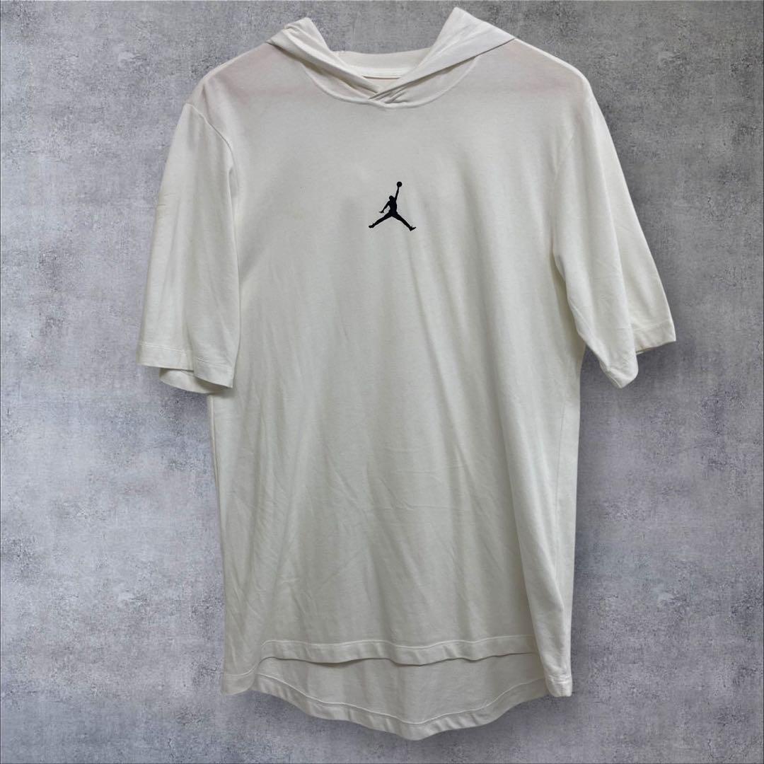 ジョーダン JODAN レディース 半袖パーカー ロゴ ホワイト S拍卖