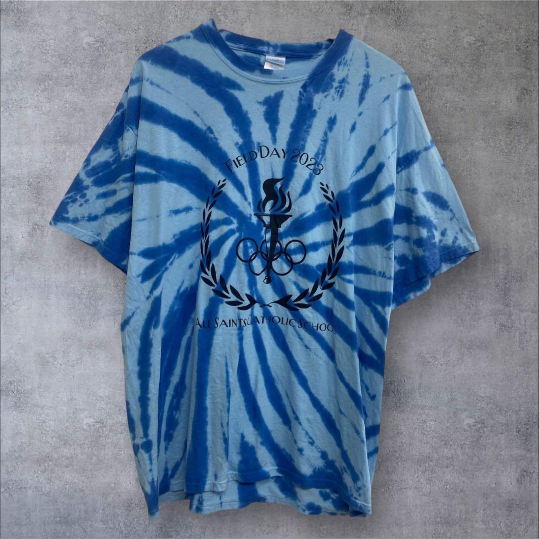 US古着 カラー タイダイTシャツ XL拍卖