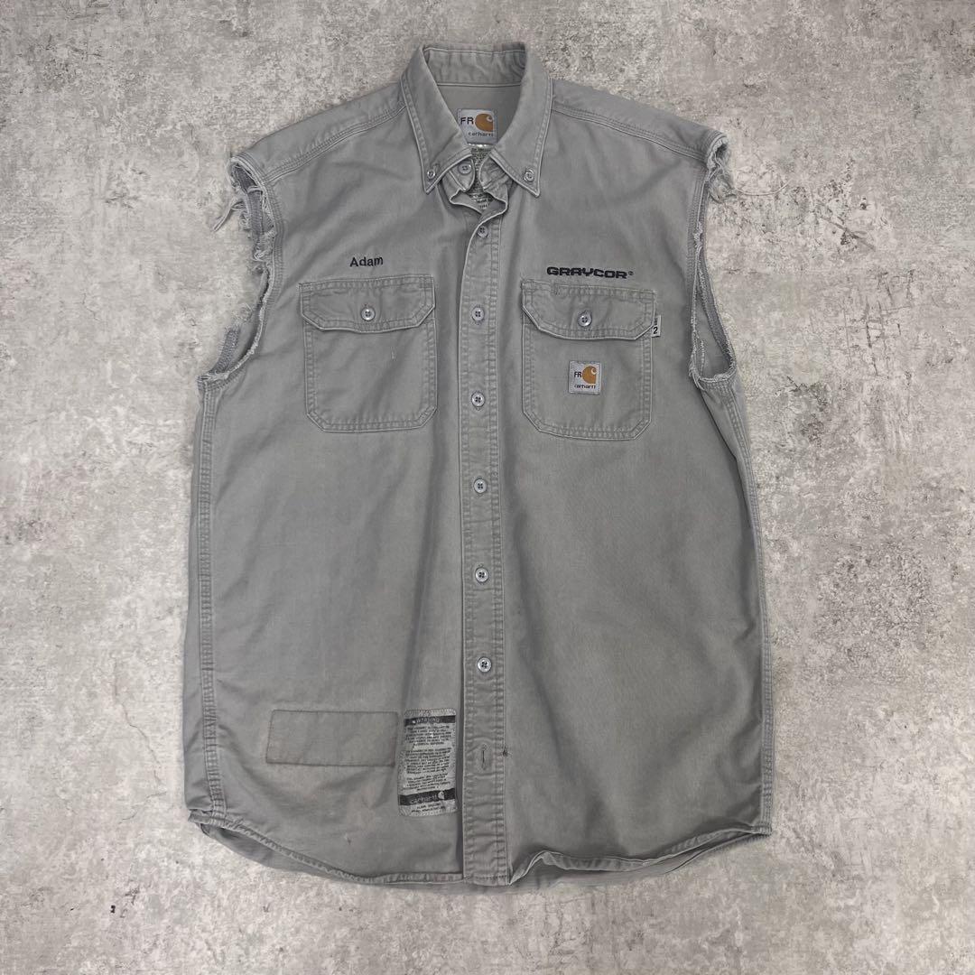 Car hartt カーハート シャツ ベスト グレー M拍卖