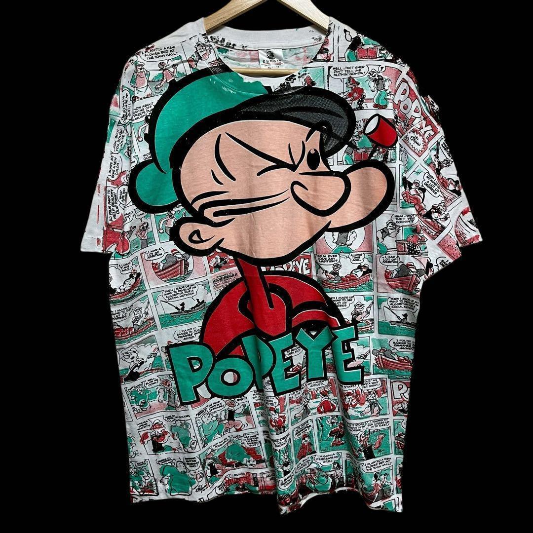 POPEYE Bootleg Printed Tシャツ XL デッドストック拍卖