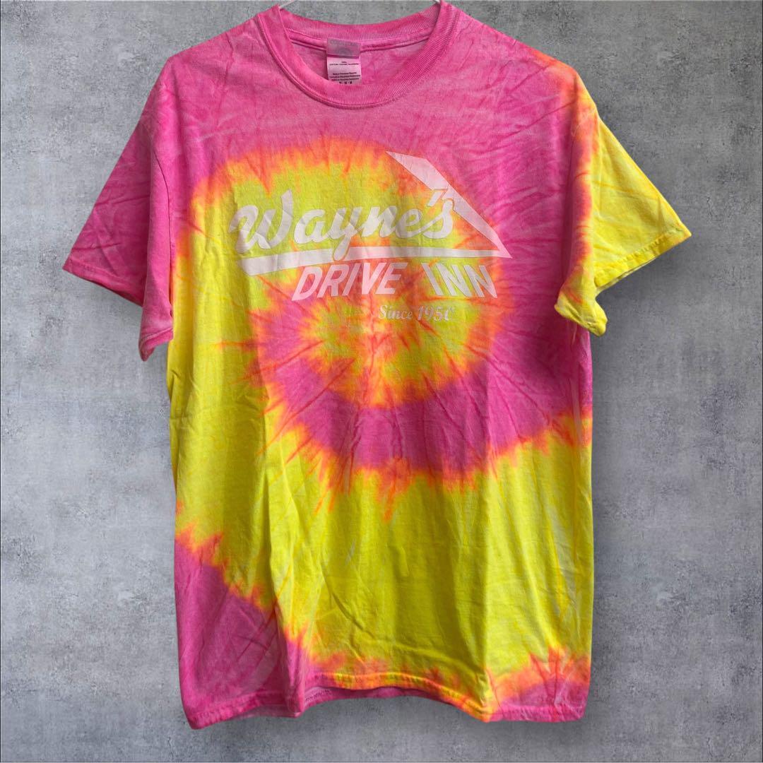 タイダイ Tシャツ イエロー M イエロー ピンク拍卖