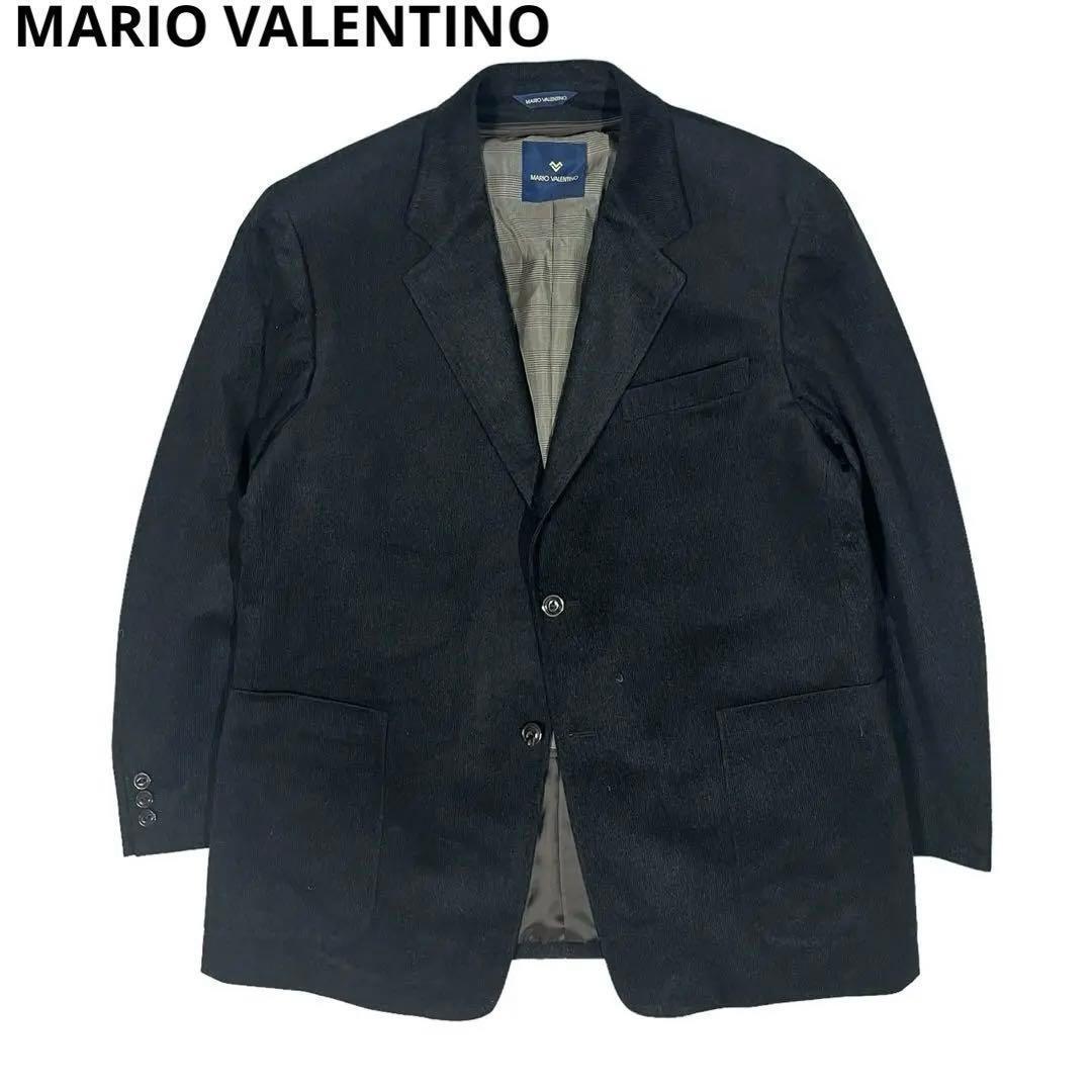 MARIO VALENTINO コーデュロイ スーツジャケット ブラック L相当拍卖