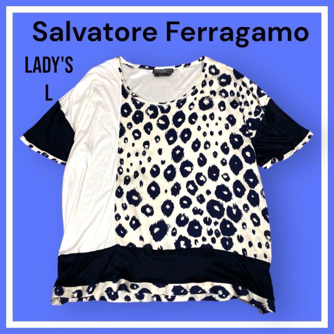 Salvatore Ferragamo サルバトーレフェラガモ 半袖Tシャツ L拍卖
