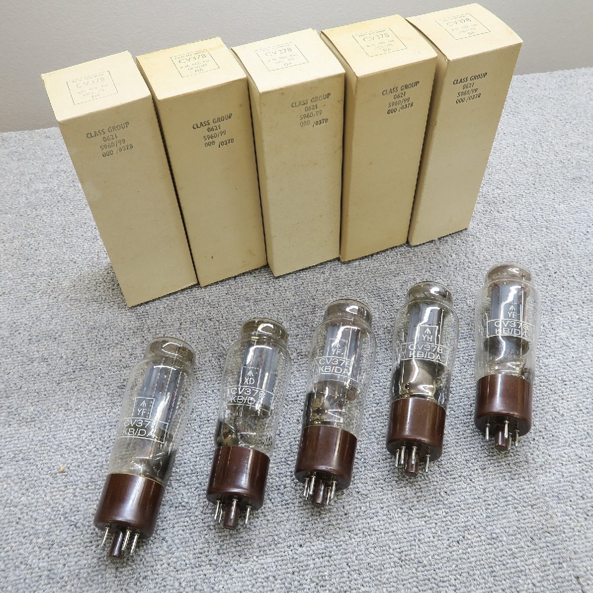 【現状】Value Electronic CV378 真空管 5本セット バリューエレクトロニクス @57644拍卖
