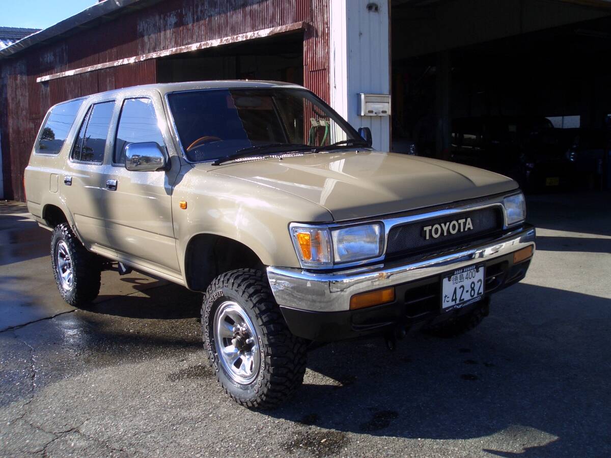 130ハイラックスサーフ ディーゼル 4ナンバー貨物登録 車検R8年1月迄拍卖