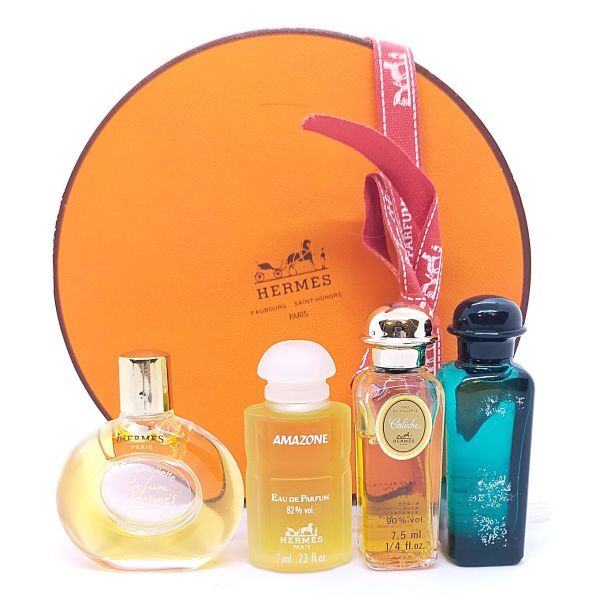 HERMES エルメス アマゾン / カレーシュ / パルファム ドゥ エルメス EDT ミニ香水×4点セット ☆送料450円拍卖
