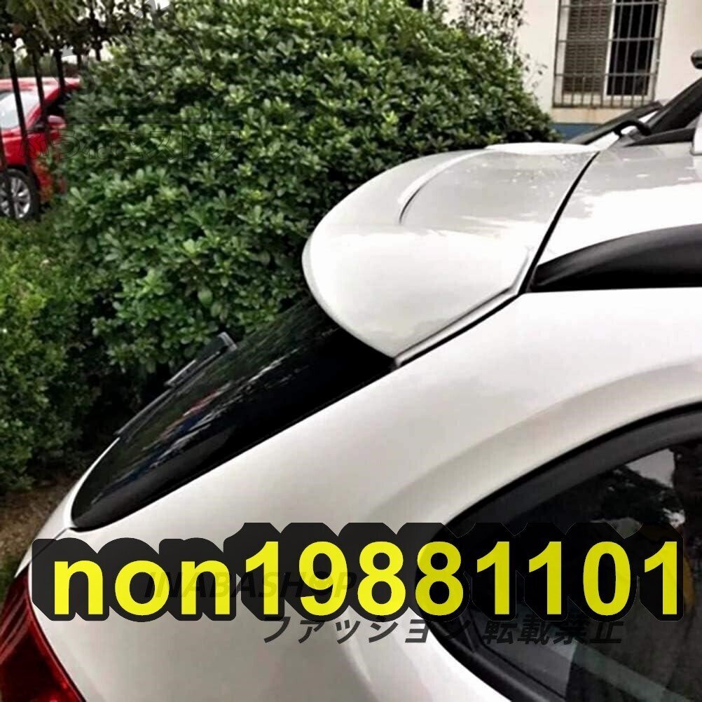 車のリアスポイラー Abs 素材ルーフトランクスポイラー Bmw X1 E84 2010 2011 2012 2013 2014 2015 色: ホワイト拍卖