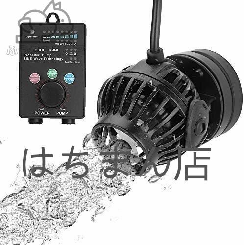 ウェーブポンプ 水流ポンプ 8500L/h 水族館波メーカー 23W 60-100cm水槽に適合 正弦波技術 流量調整可能 波長調整可能 低ノイズ (SOW-8)拍卖
