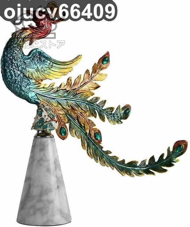 鳳凰の置物 【改運】風水・ 四霊 霊鳥 龍 朱雀 火の鳥 フェニックス 風水 有益な人物との出会いをもたらす 開運 金運 財産運 出世運 恋愛運拍卖