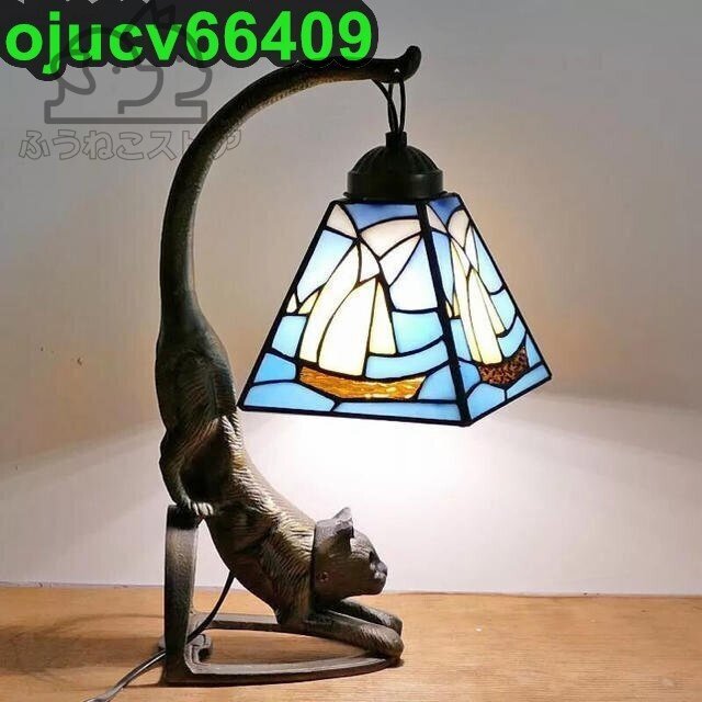 ステンドグラスランプ 卓上スタンド 豪華テーブルランプ 卓上照明拍卖