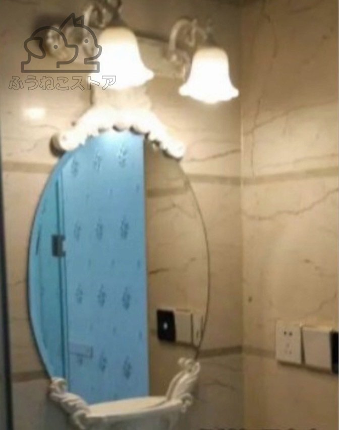 壁掛け鏡 北欧 アンティーク ヨーロピアンスタイル おしゃれ 豪華 装飾品 ウォールミラー インテリア 洗面台 バスルーム リビング 玄関拍卖