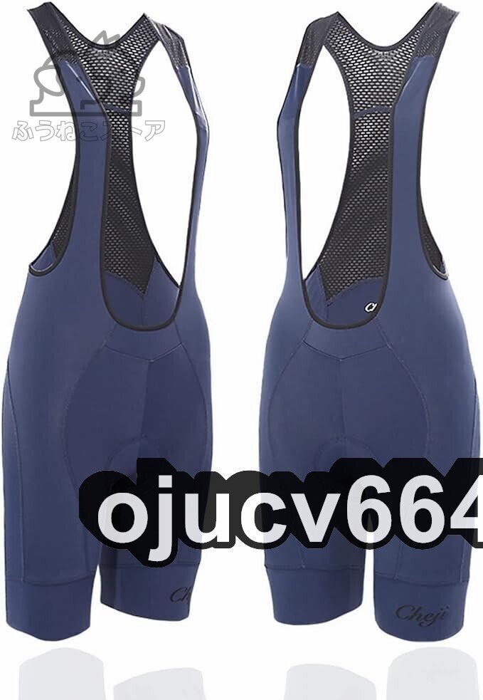 サイクルパンツ ビブパンツ 3Dゲルパッド付 自転車 ロードバイク UVカット 吸汗速乾 通気 伸縮性 衝撃吸収 抗菌防臭 春夏秋拍卖