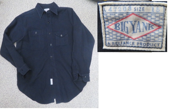 BIG YANK × ANATOMICA ビッグヤンク アナトミカ  長袖ネルシャツ 日本製拍卖