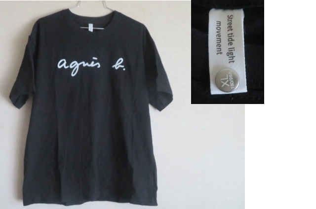 agnes b. アニエスベー 半袖Tシャツ ロゴ拍卖