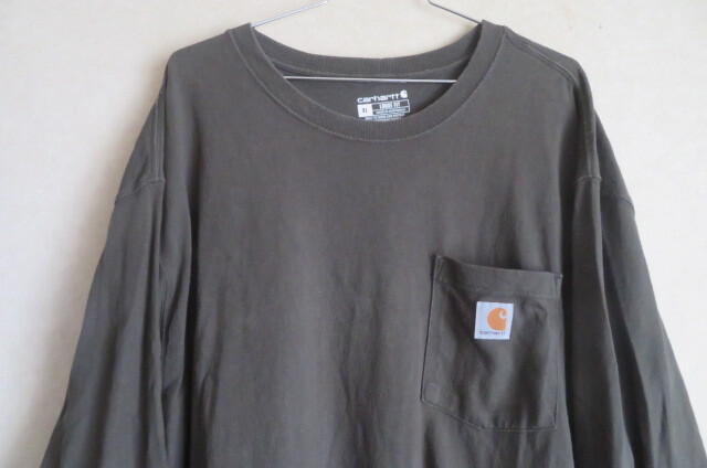 ビッグサイズ! ポケット付き! Carhartt カーハート 長袖Tシャツ  拍卖