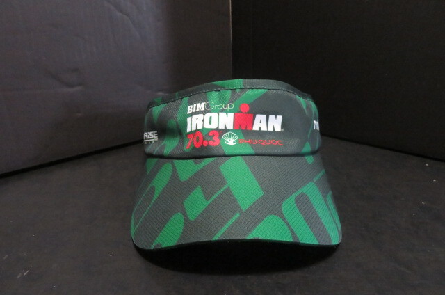 試着のみ IRONMAN アイアンマン 70,3 トライアスロン サンバイザー拍卖