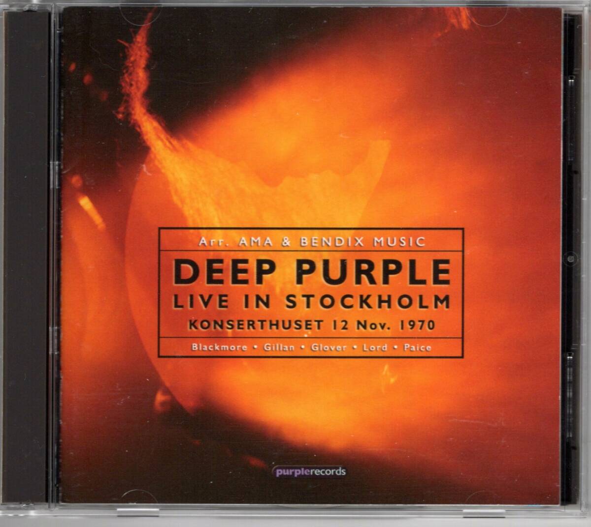 DEEP PURPLE/LIVE IN STOCLHLM 1970拍卖