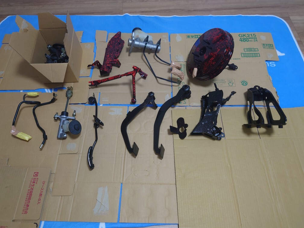 SW20 MR2 純正 ブレーキ マスター シリンダー ストッパー クスコ風 アクセル ブレーキ クラッチ ペダル クラッチマスターシリンダー NA MT拍卖