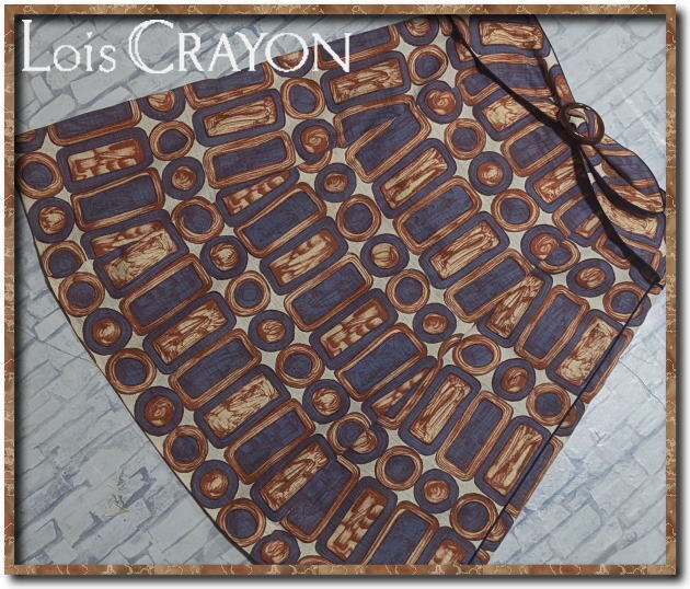 ☆Lois CRAYON ロイスクレヨン プリントスカート☆やや難拍卖
