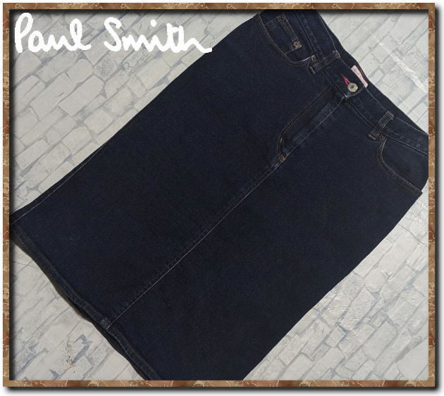 ☆Paul Smith JEANS ポールスミス デニムスカート☆やや難拍卖